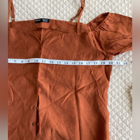 Burnt orange top Size M NWOT - Picture 8 of 9